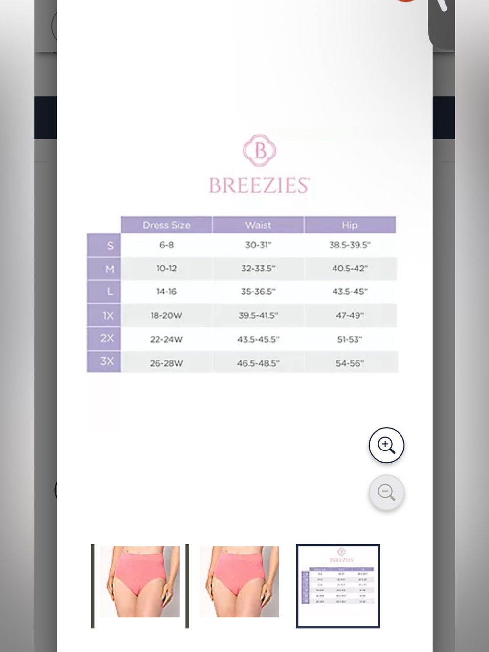 Breezies Floral Jacquard
Seamless Panty